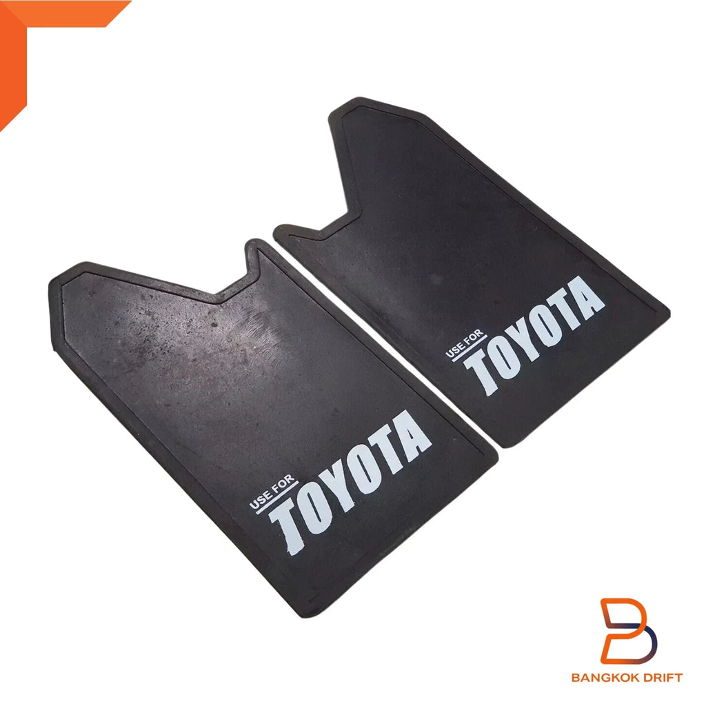 Mud Flaps for Toyota 4x4 4WD Off-Road Truck - Black Rubber
