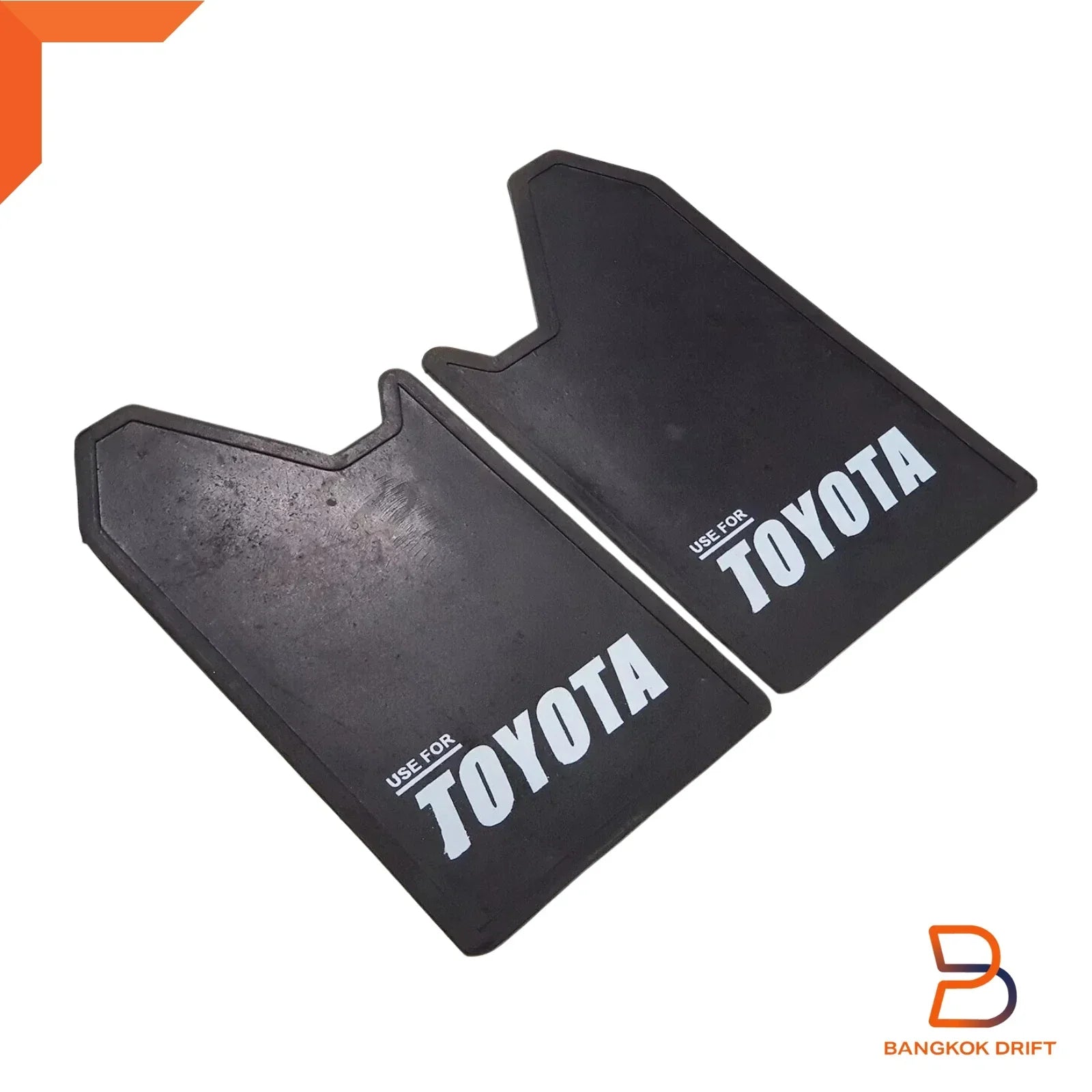 Mud Flaps for Toyota 4x4 4WD Off-Road Truck - Black Rubber