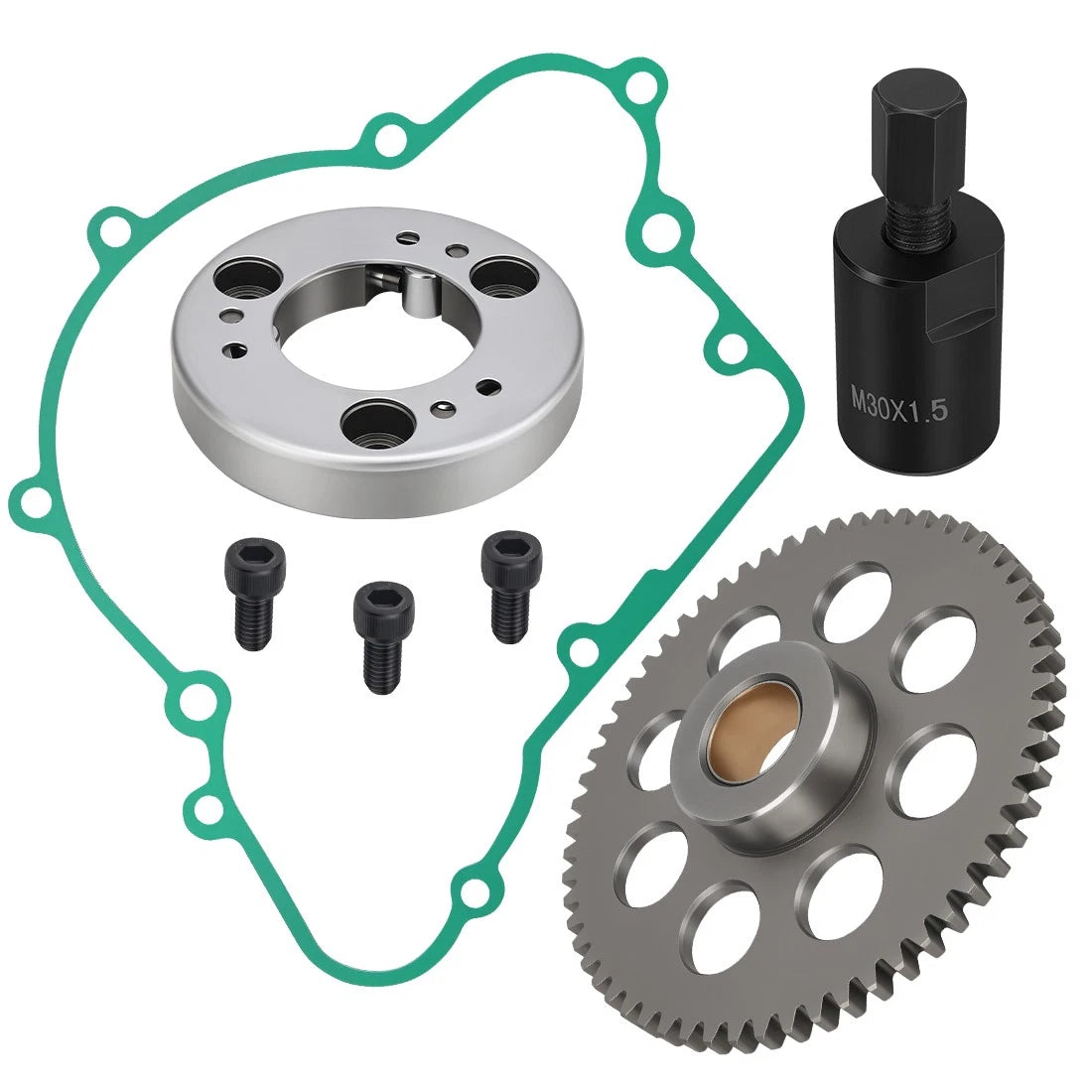 Starter Clutch Idler Gear Gasket Kit for Kawasaki Bayou 220 250 (1990–2004)