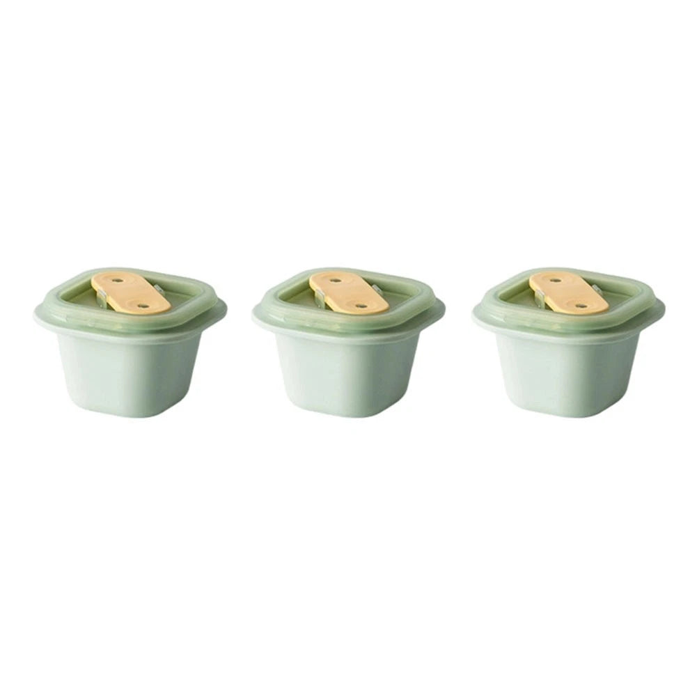 Set of 3 Cup Ice Molds with Handles for Flavor-Safe Food Prep