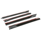 Side Skirt Extension Rocker Panel for Tesla Model 3 (2017–2023) - Carbon Fiber Print