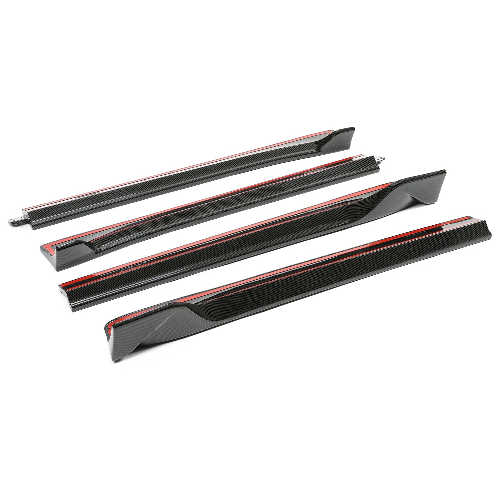 Side Skirt Extension Rocker Panel for Tesla Model 3 (2017–2023) - Carbon Fiber Print