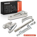 16x Polished Aluminum Alternator Bracket Kit for Chevy SBC 