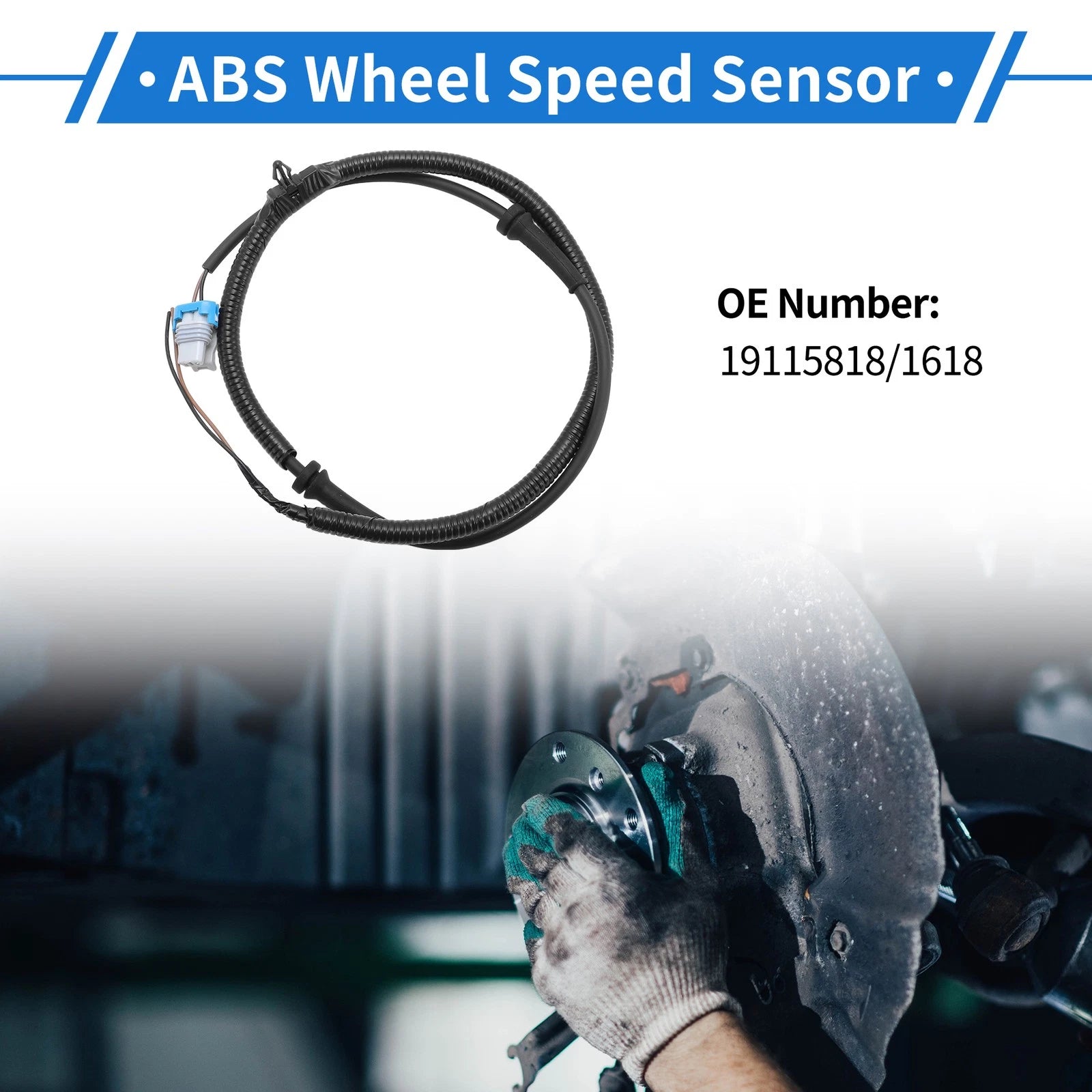 ABS Wheel Speed Sensor for Buick Lucerne (2006–2011) No. 19115818/1618
