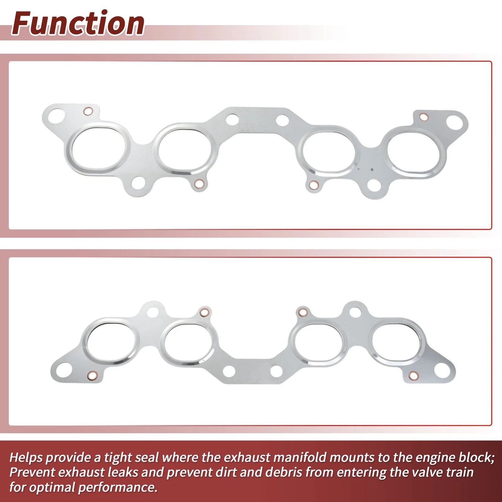 Exhaust Manifold Header Gasket for Toyota Avensis (1997–2000) No. 1717374040