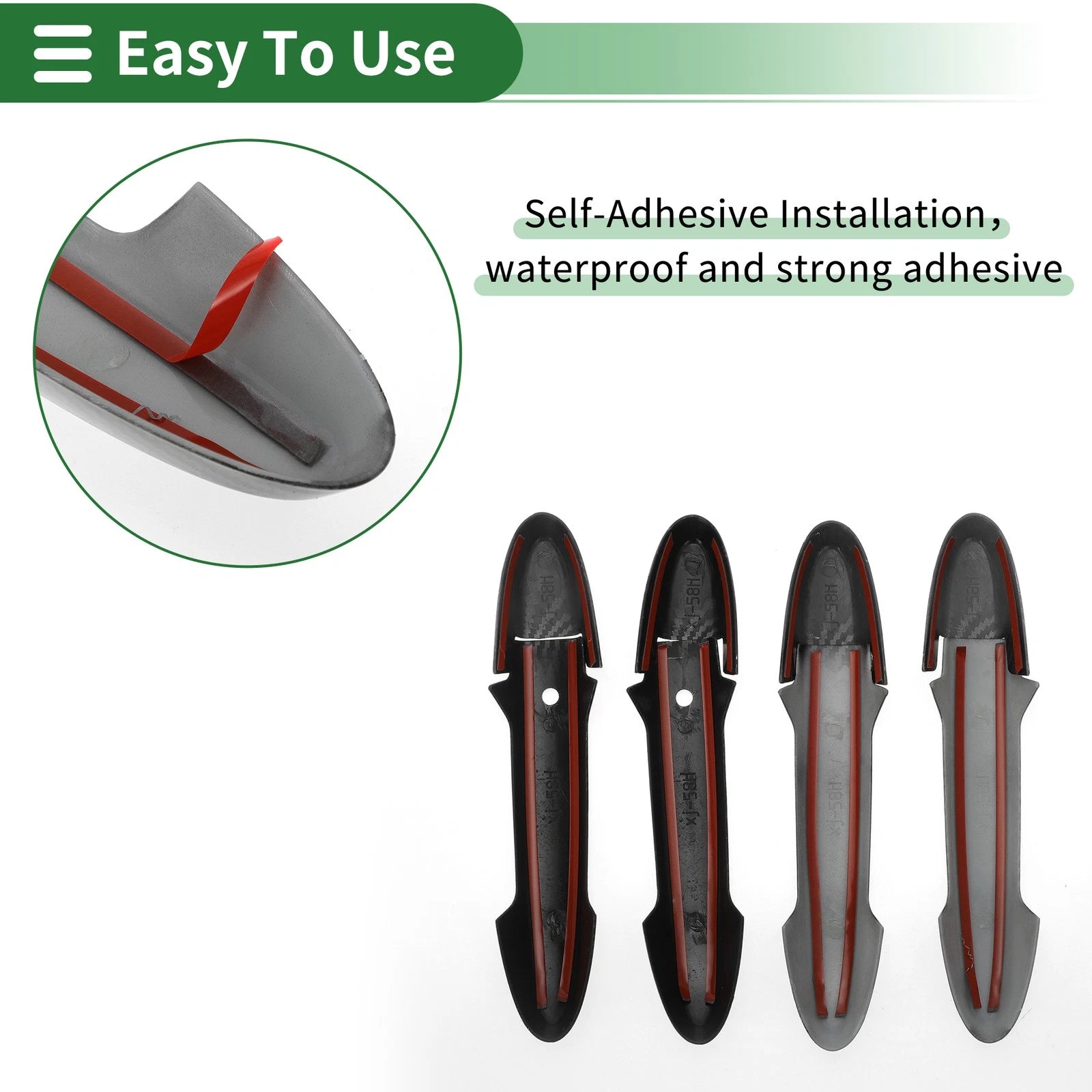 Carbon Fiber Door Handle Cover Trim for Honda Fit Jazz (GK5, GP5)