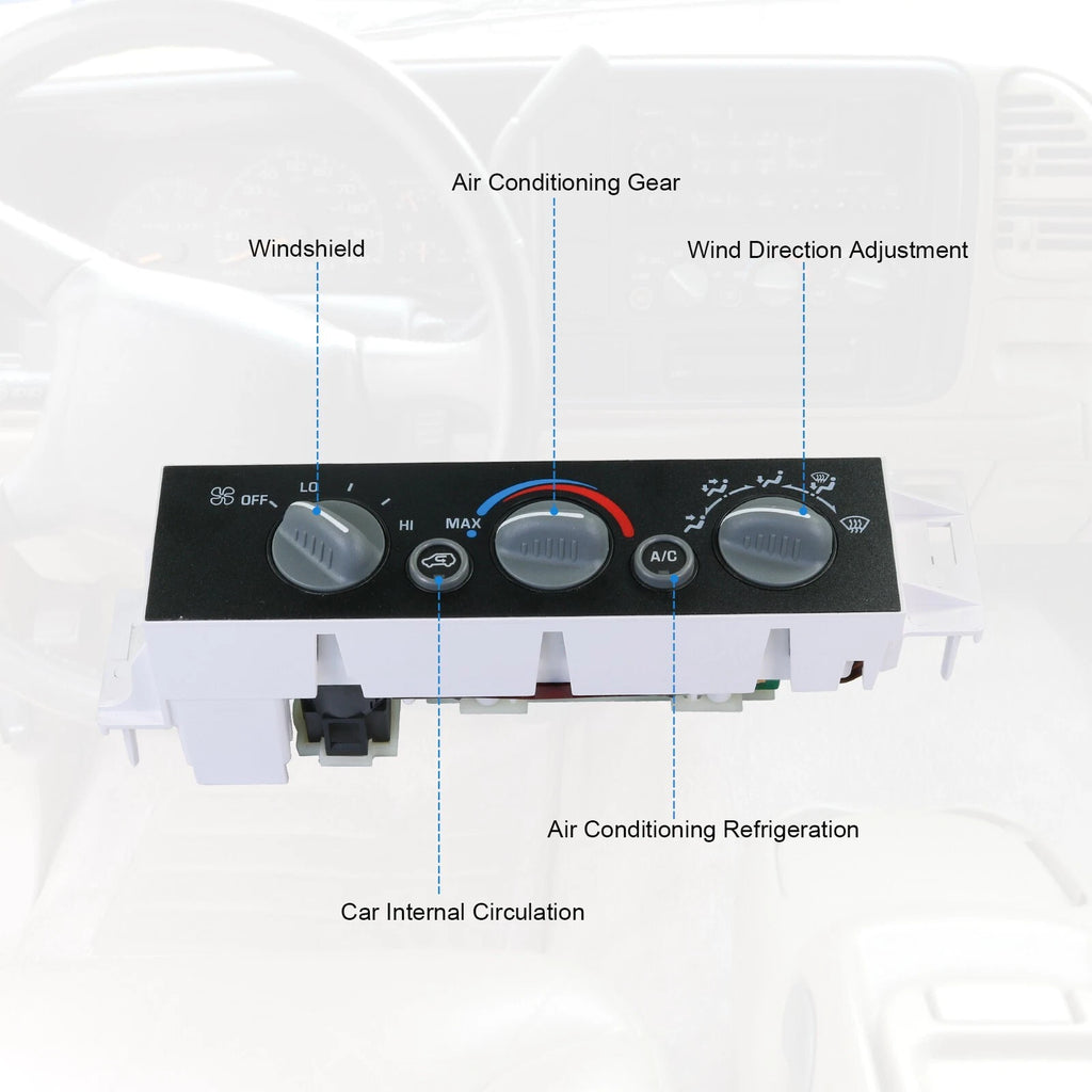 A/C Heater Climate Control Switch for Chevy GMC C1500-C3500 (1990-1999)
