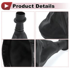 Gear Shift Stick Gaiter for Volkswagen T5 T5.1 (2003–2011) Black Faux Leather