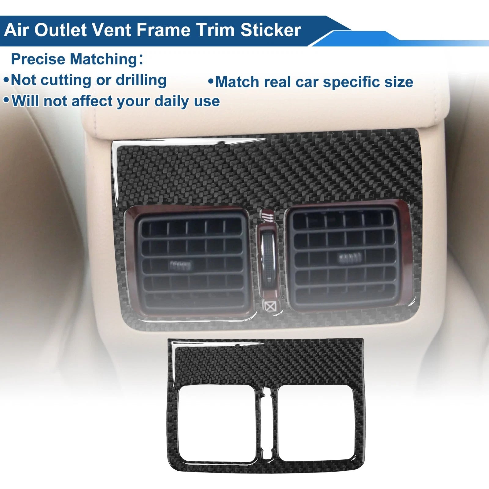 Air Condition Outlet Vent Trim Cover Frame for Toyota Camry (2012–2014)