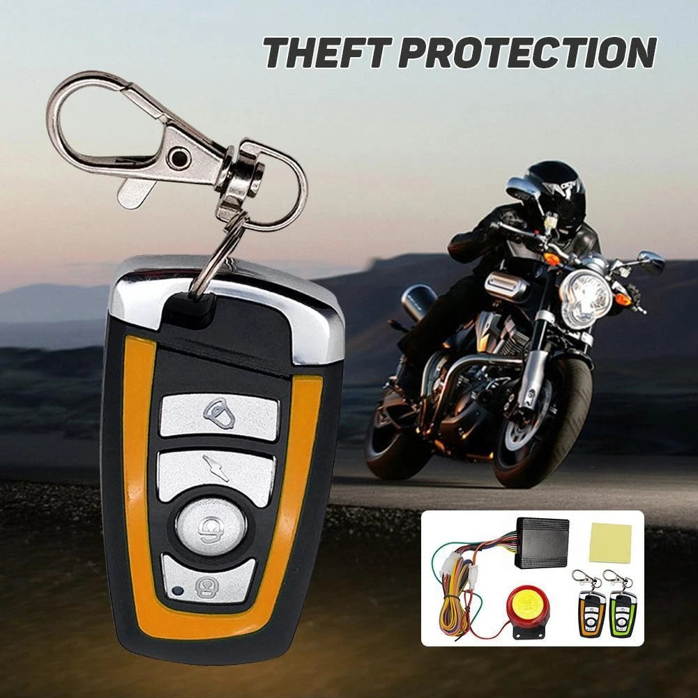 Anti-Theft Security Alarm System for Motorcycle Scooter