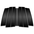 8pc Carbon Fiber Pillar Post Covers for 2004-2008 Chrysler Pacifica