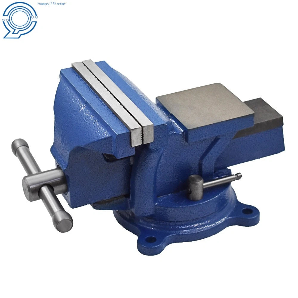 5" Heavy Duty Steel Bench Vise with Anvil for Workbench (Fits Most Models)