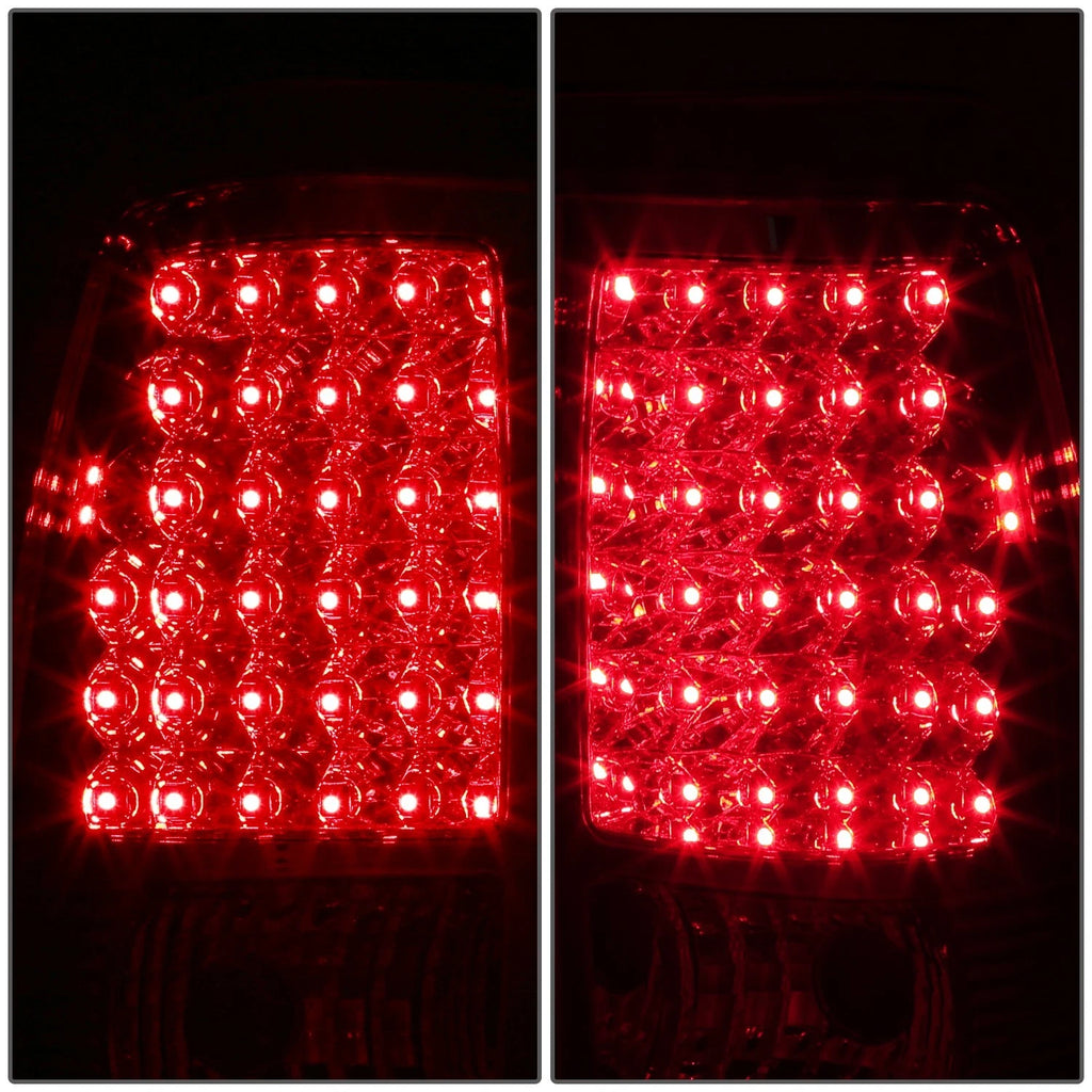 Set of 2 Full LED Tail Brake Light Lamps for Silverado Sierra 1500 2500 (1999–2003)