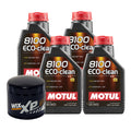 4L Motul 8100 Eco-Clean 0W-30 Motor Oil & Wix XP Filter Change Kit for