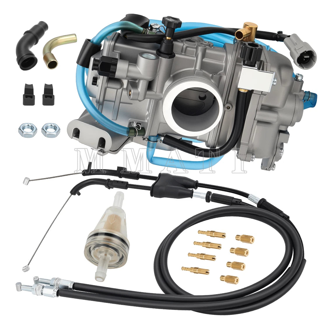 Carburetor & Throttle Cable for Kawasaki KX250F (2005) & Suzuki RMZ250 (2004–2006)