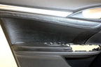 Front Door Armrest Cover for Honda Civic Sedan (2016–2020) Black Leather