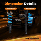 Coilovers Suspension Lowering Kit for Honda Civic (2016–2023)