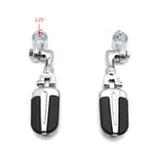 3" Stem Clamp Chrome Slipstream Footpeg 1-1/4" for Yamaha Road Star Warrior (2002)