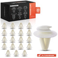Nylon Natural Trim Panel Retainer Clips for Mazda Toyota (11.5mm) (20-Pack) (–)
