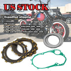Clutch Plate w/ Crankcase Cover Gasket for Yamaha V-Star 1100 (1999–2009)