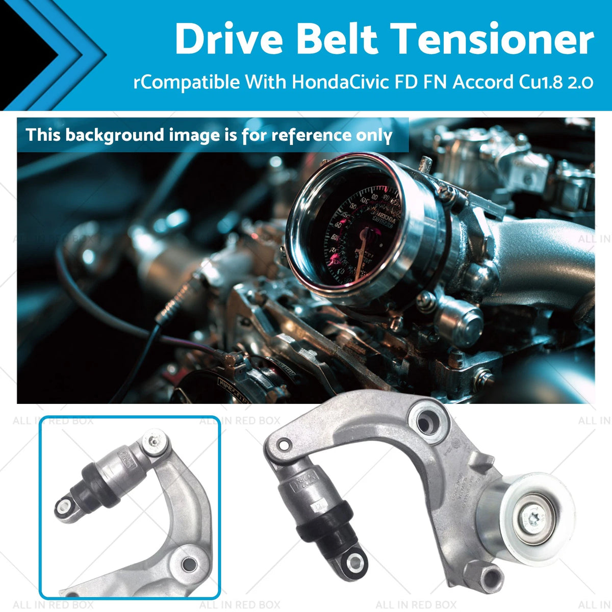 Drive Belt Tensioner Assembly for Honda Civic FD FA CR-V RM (2006–2011)