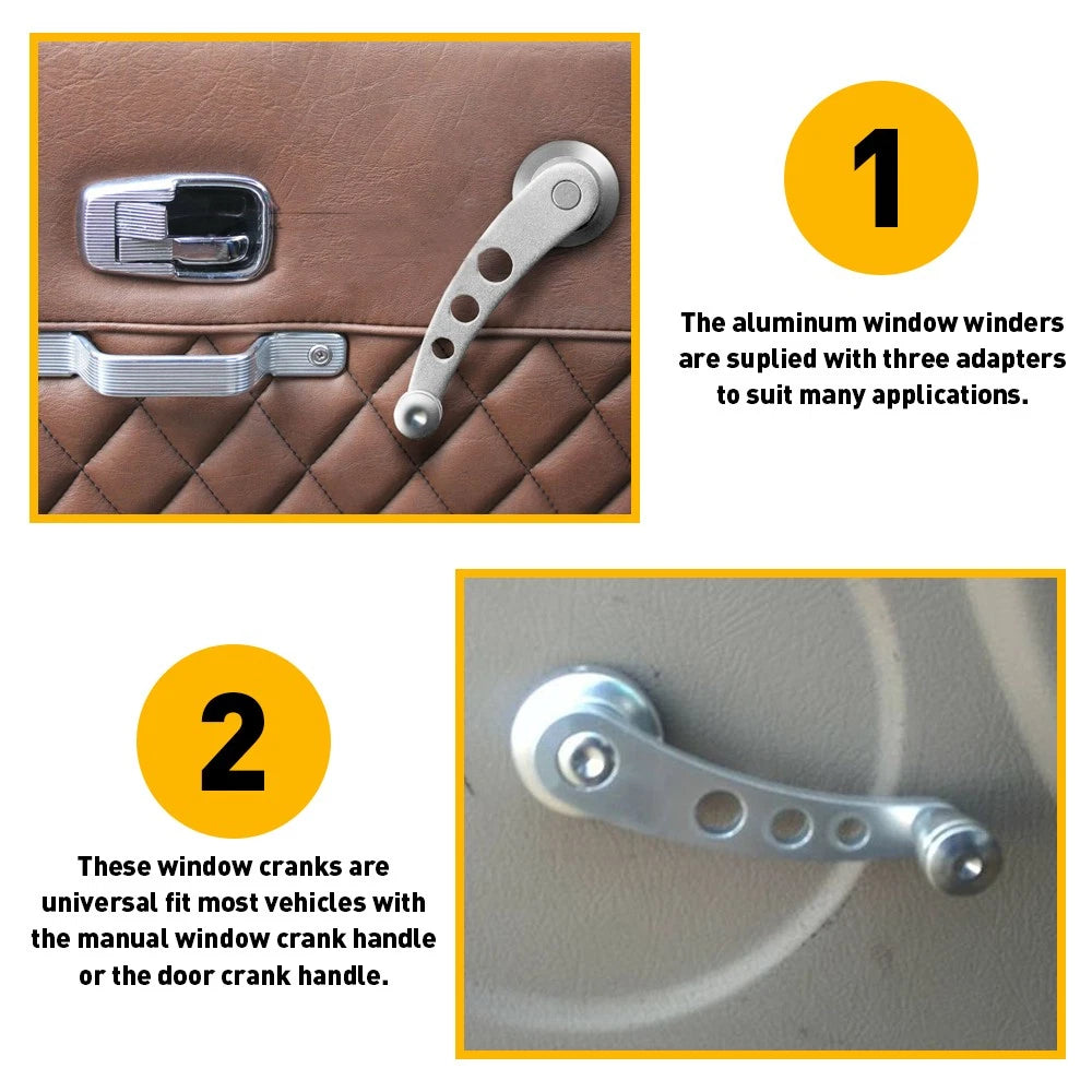 Chrome Window Crank Handle for Hot Rod Chevy Ford Chrysler