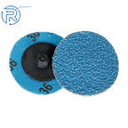 Set of 50 Zirconia Roll Lock Sanding Discs for Die Grinder (2")
