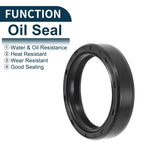Set of 5 Oil Seal Rotary Shaft Seal NBR Rubber 35x45x10mm