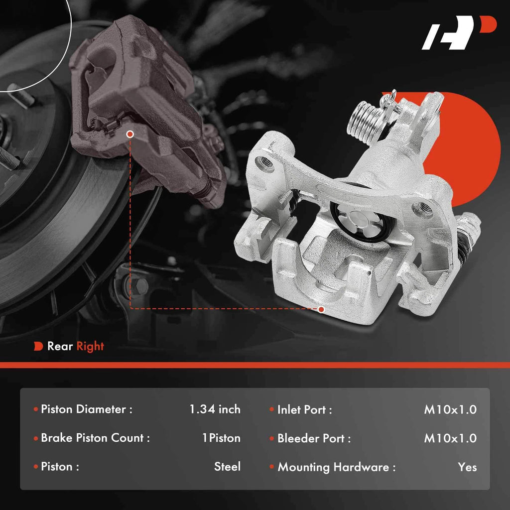 Rear Right Brake Caliper for Nissan Maxima (1995–2000) Infiniti I30 (1996–2000)