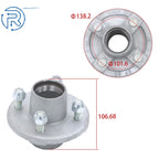 Boat Trailer Hub Assembly for 2000 lbs (1" or 1-1/16" Bearings)