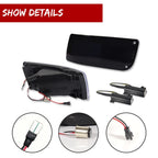 2Pcs Smoke Lens DRL Turn Signal with Amber LED Lights for Nissan 300ZX Z32