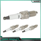 Set of 4 Nickel Spark Plugs for Chevrolet Spark (2013–2015) & Fiat 500 (2014–2017)
