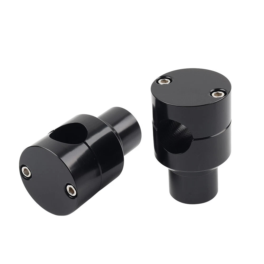 Handlebar Riser Clamp Mount Kit 7/8 22mm for Harley Honda
