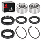 2Pcs Front Wheel Bearing & Seal Kit for Kawasaki Bayou Prairie (300–400)