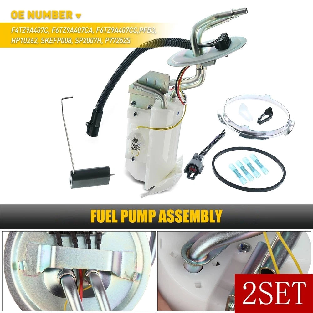 Set of 2 Fuel Pump Assembly for Ford F-150 F-250 (1990–1997) 18 Gallon