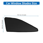 Car Window Cover for Toyota Crown 220 Series (Net Black)