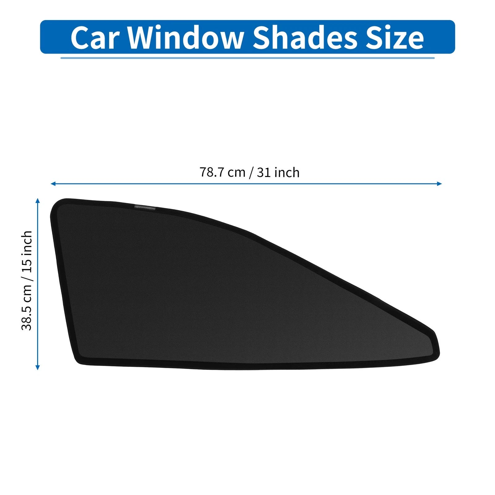 Car Window Cover for Toyota Crown 220 Series (Net Black)