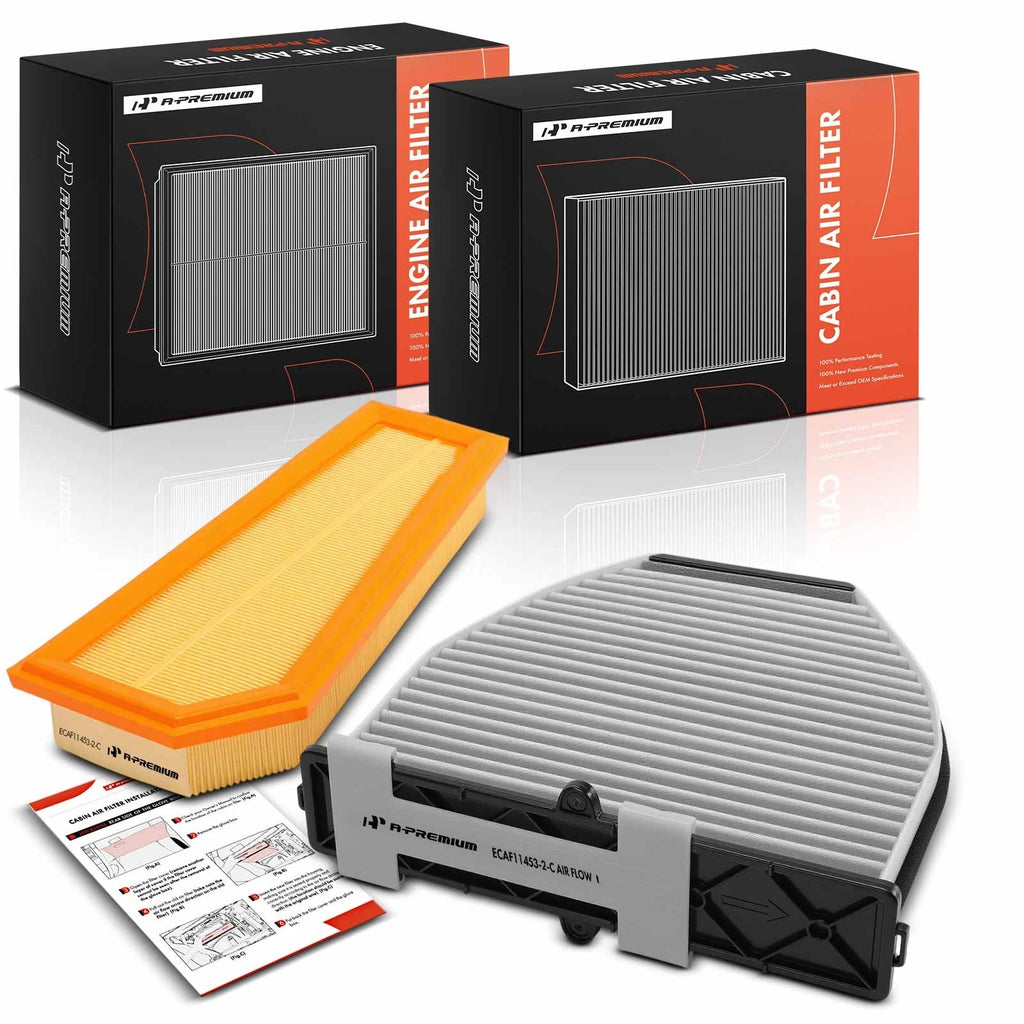 Engine and Cabin Air Filter for Mercedes-Benz C250 (2012–2015)