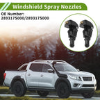 Windshield Washer Nozzle Set with Hose Connector for Nissan (No. 289317S000)