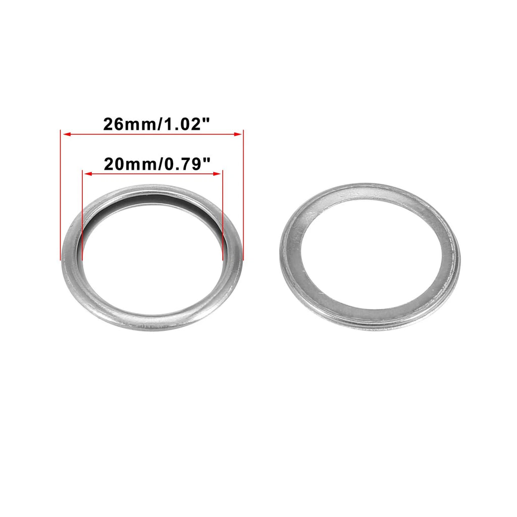 10pcs M20 Oil Drain Plug Gasket for Subaru Legacy (1989–1994) 11126-AA000