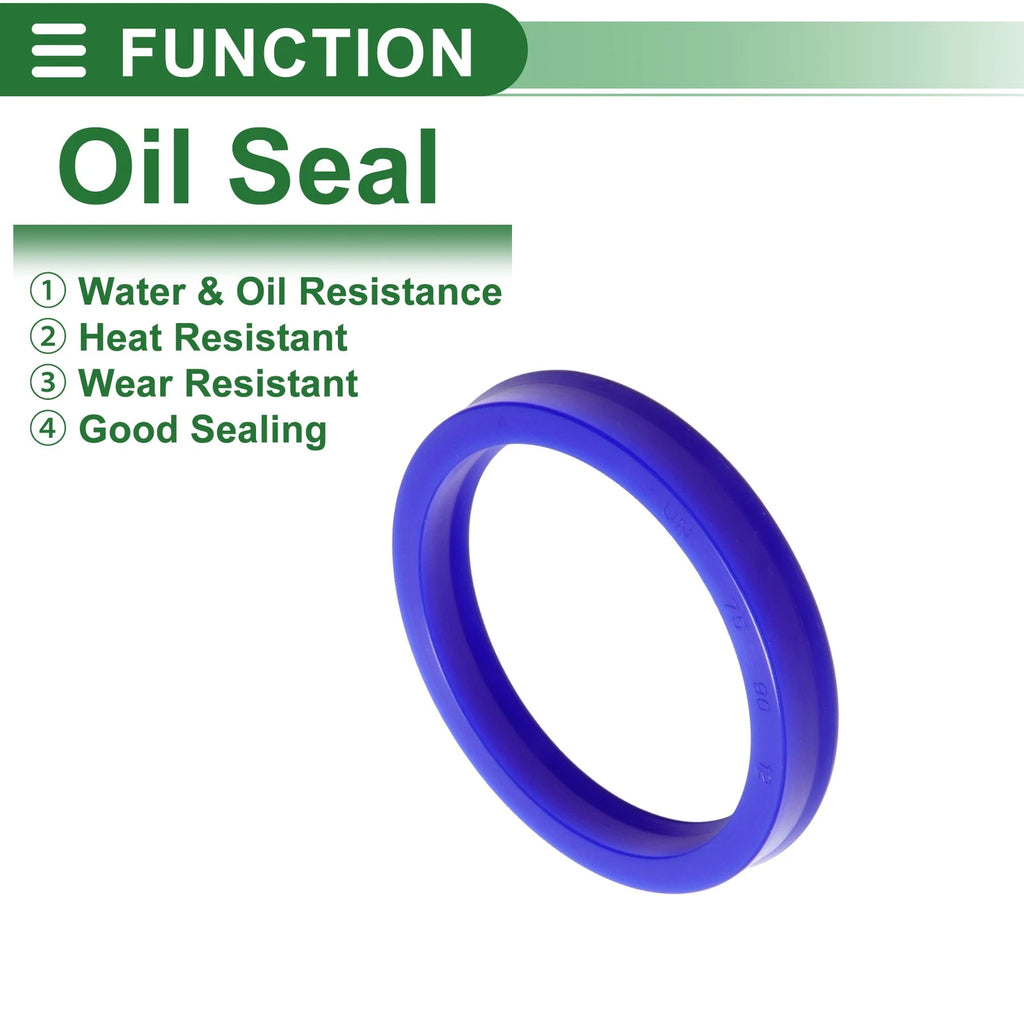 Set of 5 Oil Seal Rotary Shaft Seal 75x90x12mm High Pressure