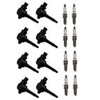 Set of 8 Ignition Coils & Iridium Spark Plugs for Mercedes-Benz E63 AMG (2010–2016)
