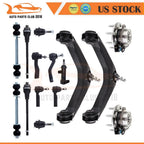 Set of 15 Wheel Bearing Hub Assembly Upper Control Arm Kit for GMC (2001–2003)