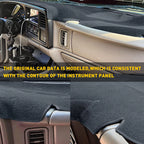 Dash Mat for Chevrolet S10 (1998-2004) - Anti-Slip Black Dashboard Cover