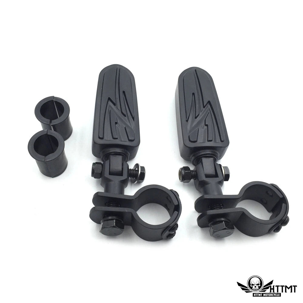 Flash Lightning Foot Peg Clamp for Harley Sportster 883 1340 (1" 1.25")