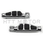 Chrome Flat Wing Footpegs for Suzuki Marauder 1600/Boulevard M90 (2004–2005)