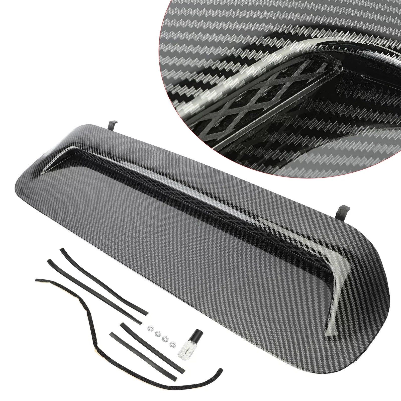 Hood Air Scoop Bulge Kit for Toyota 4Runner (2010–2022) Carbon Fiber
