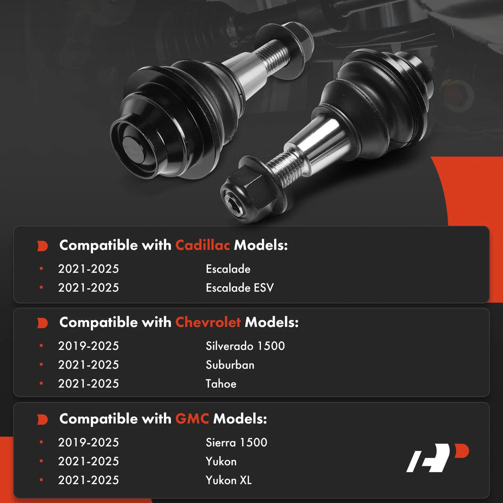 2X Front Lower Side Ball Joint for Chevrolet Silverado 1500 (2019-2025)