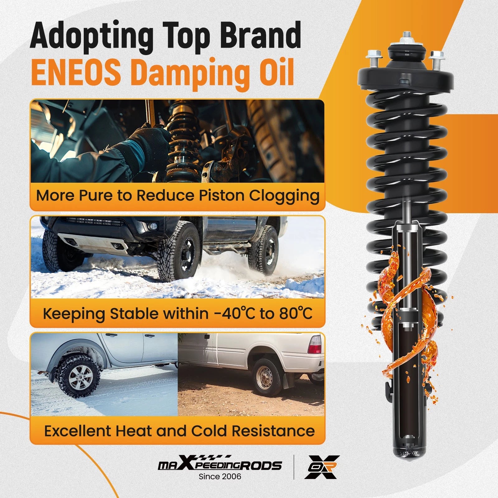 Front Shock Struts Assembly for Honda Accord (1994-1997)