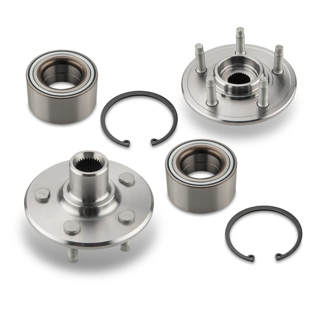 Rear Left and Right Wheel Hubs and Bearings for Ford Explorer Sport Trac (2007–2010)